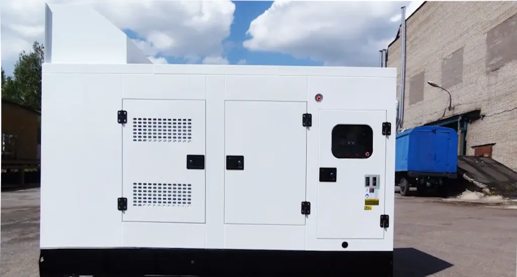 Дизельный генератор напряжением 0,4кВ под капотом