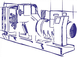 Дизельная электростанция ЭТРО в Казани АД160-Т400 изготовлена на базе двигателя Doosan P086TI для постоянного и резервного электроснабжения